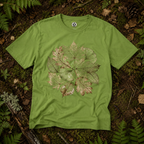 Skeleton Leaf Collage T‑Shirt