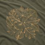 Skeleton Leaf Collage T‑Shirt