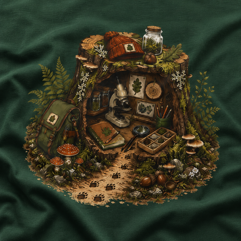 Otto's Tree Stumb Forest Science Lab T‑Shirt