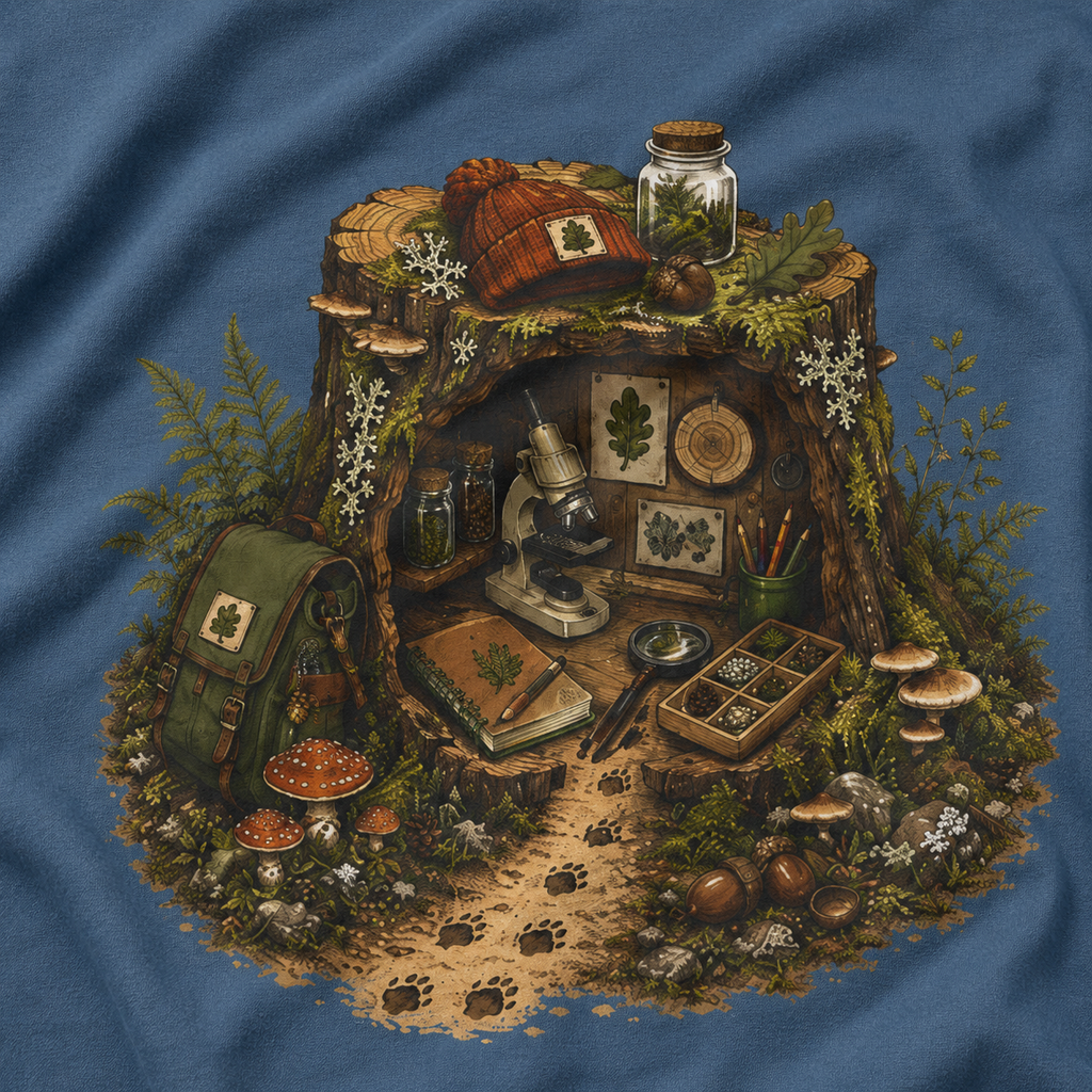 Otto's Tree Stumb Forest Science Lab T‑Shirt