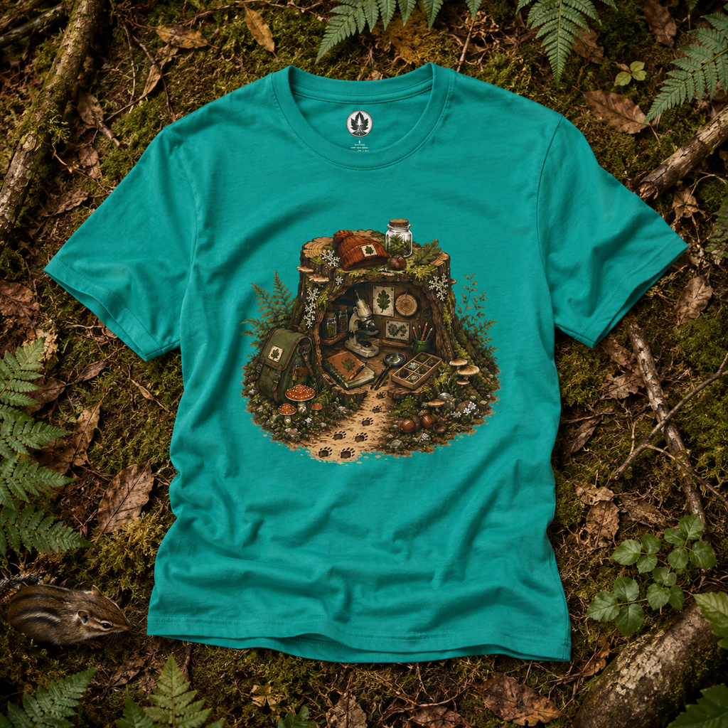 Otto's Tree Stumb Forest Science Lab T‑Shirt