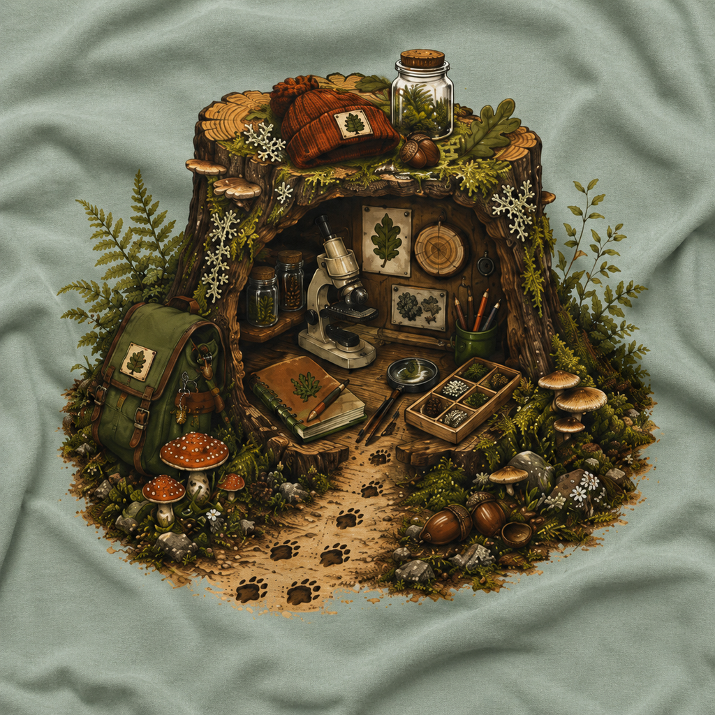 Otto's Tree Stumb Forest Science Lab T‑Shirt