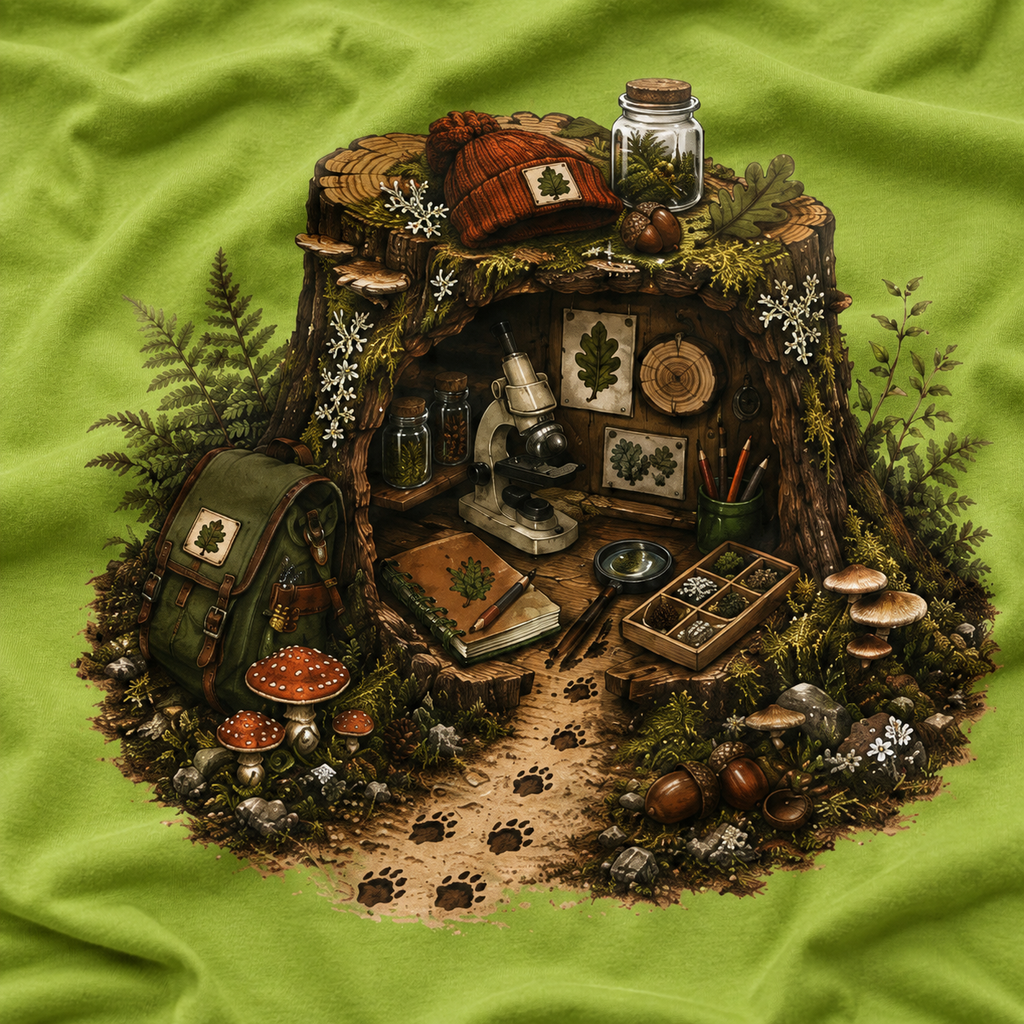 Otto's Tree Stumb Forest Science Lab T‑Shirt