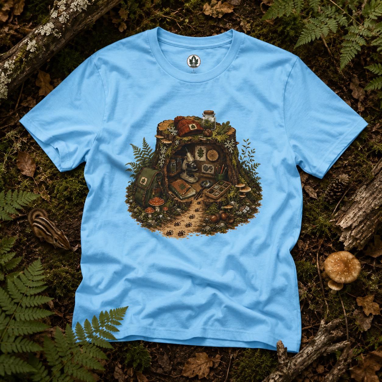 Otto's Tree Stumb Forest Science Lab T‑Shirt