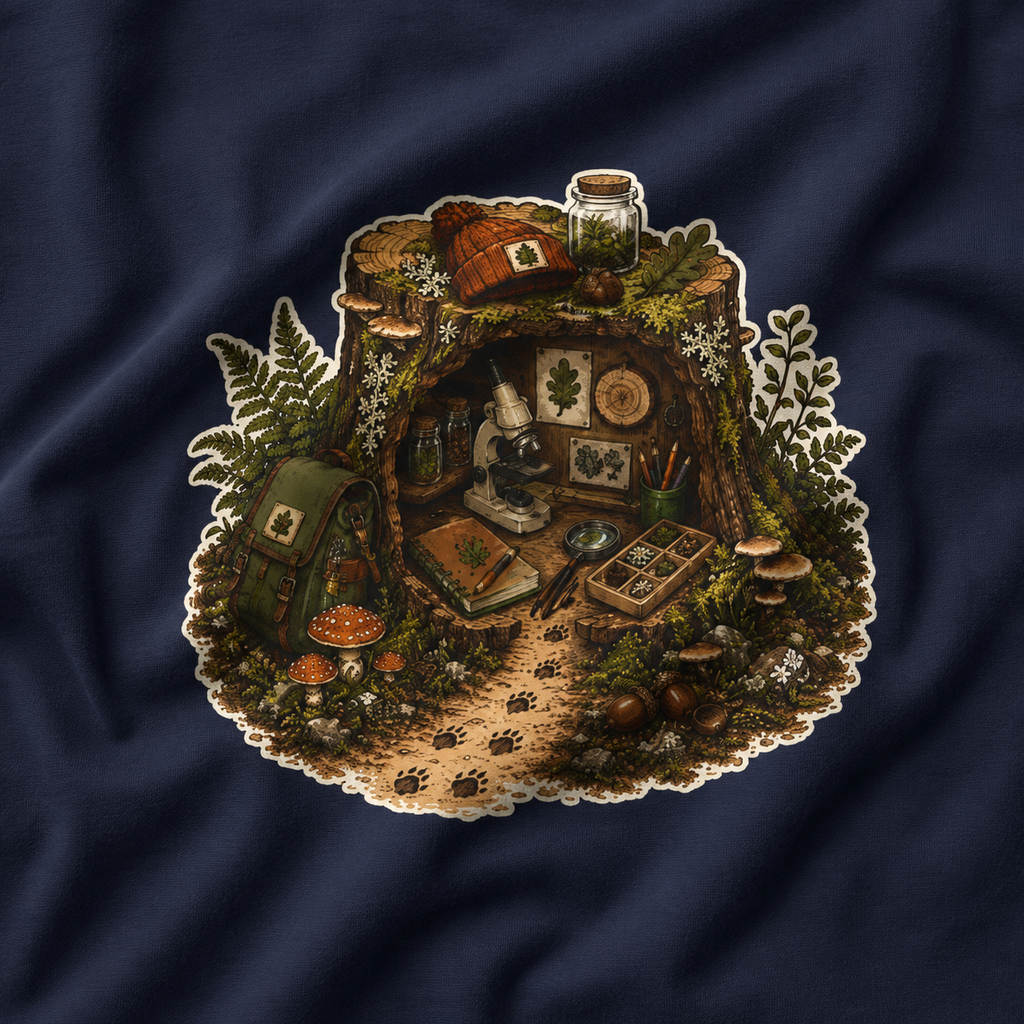 Otto's Tree Stumb Forest Science Lab T‑Shirt