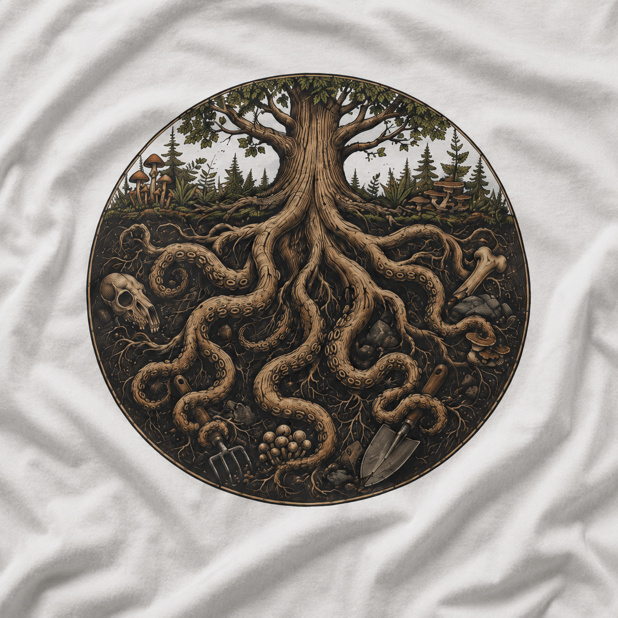 Octopus Tree Version Two T‑Shirt