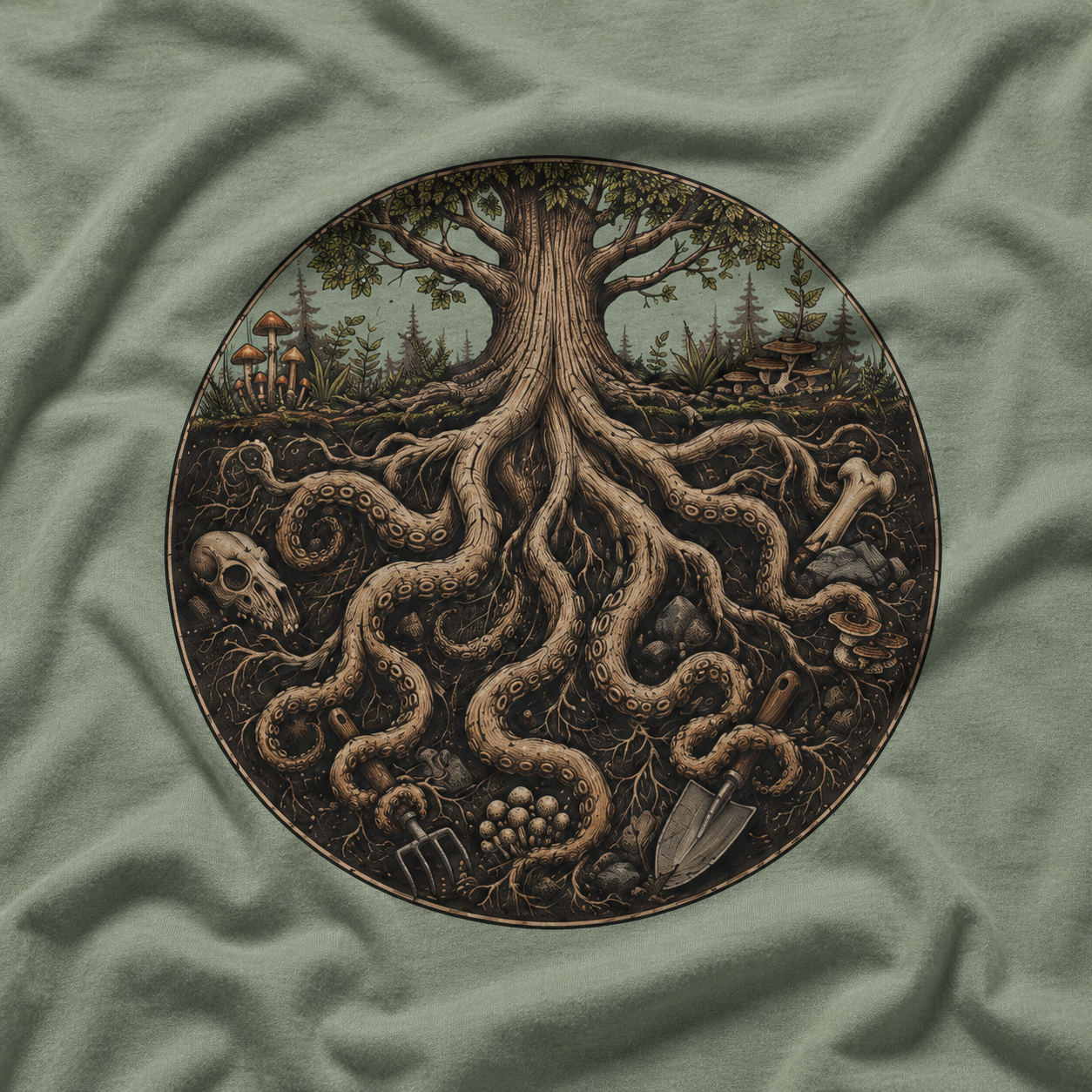 Octopus Tree Version Two T‑Shirt