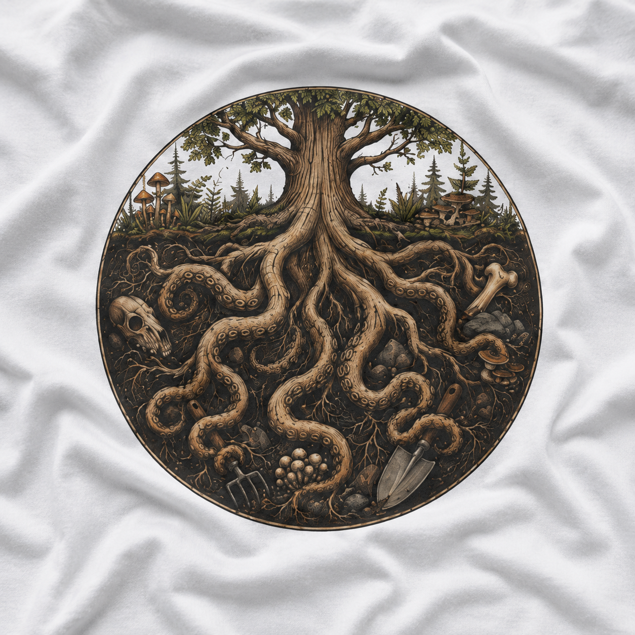 Octopus Tree Version Two T‑Shirt