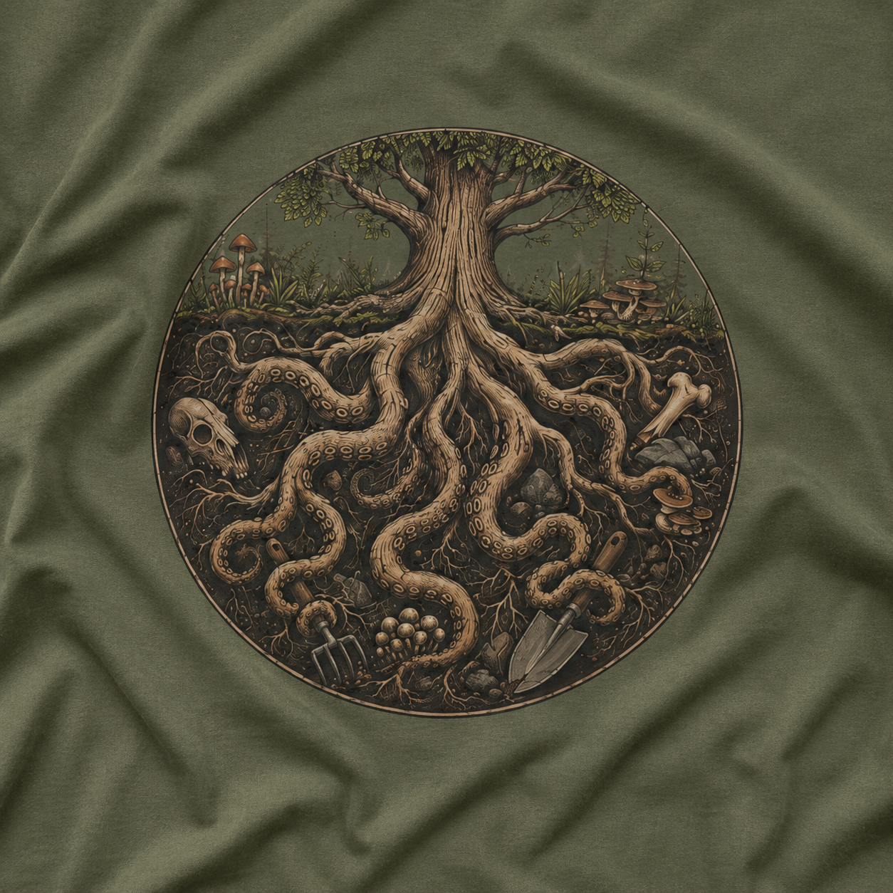 Octopus Tree Version Two T‑Shirt