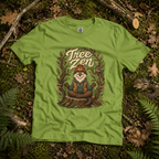 Tree Zen Version 1 Framed in Oak Branches and Leaves T‑Shirt