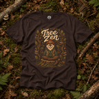 Tree Zen Version 1 Framed in Oak Branches and Leaves T‑Shirt