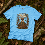 Tree Zen Version 1 Framed in Oak Branches and Leaves T‑Shirt