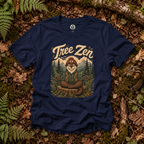Tree Zen Version 3 with Forest and Mountains in background T‑Shirt