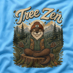Tree Zen Version 3 with Forest and Mountains in background T‑Shirt