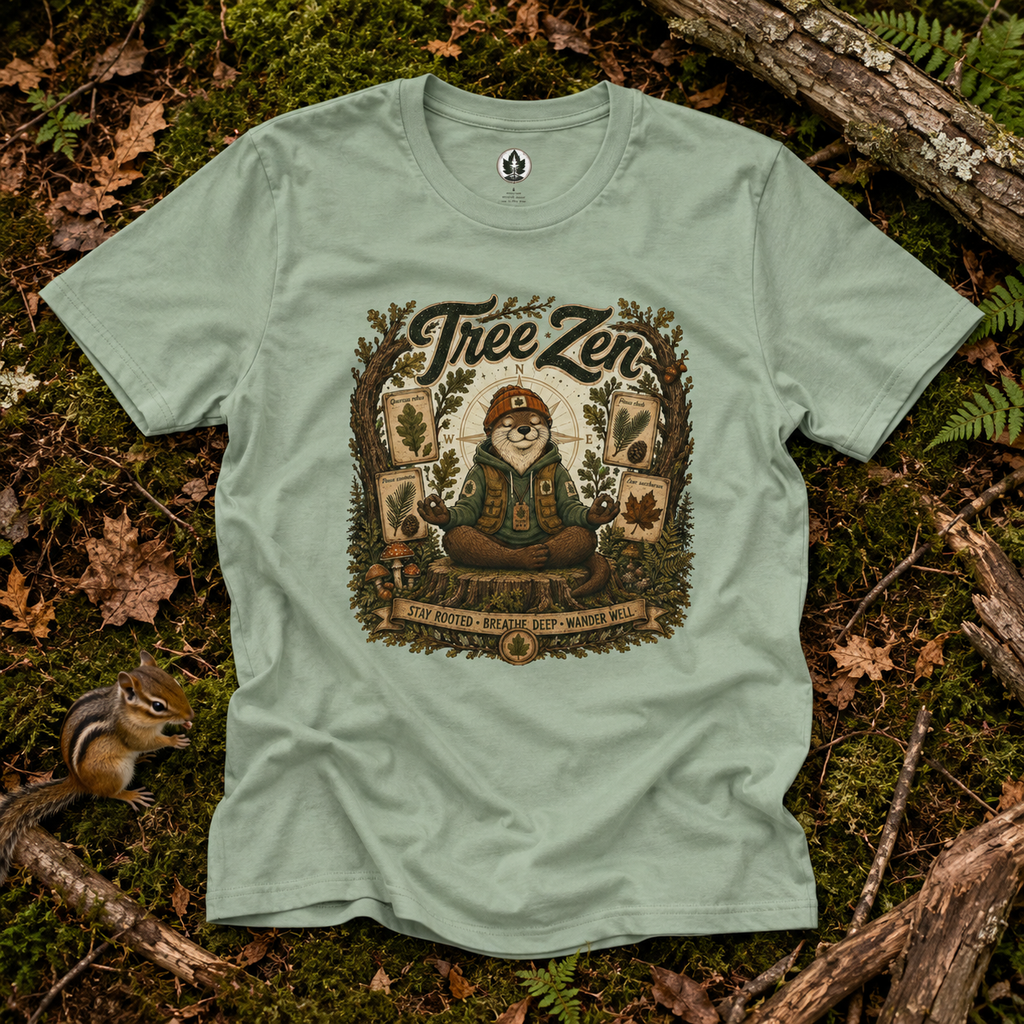 Tree Zen Version 5 Tree Labels T‑Shirt