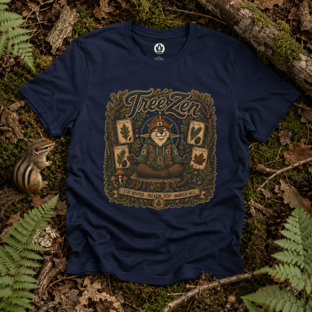 Tree Zen Version 5 Tree Labels T‑Shirt