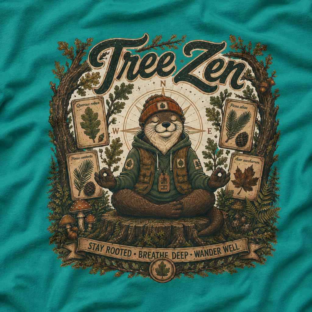 Tree Zen Version 5 Tree Labels T‑Shirt