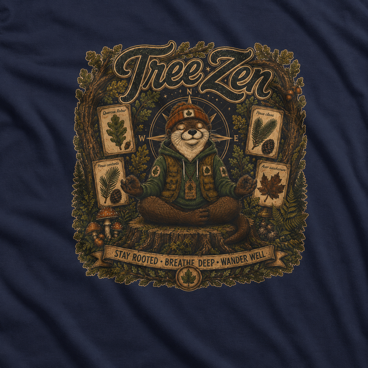 Tree Zen Version 5 Tree Labels T‑Shirt