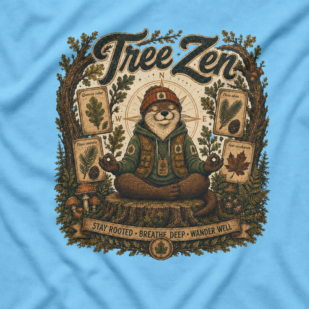Tree Zen Version 5 Tree Labels T‑Shirt