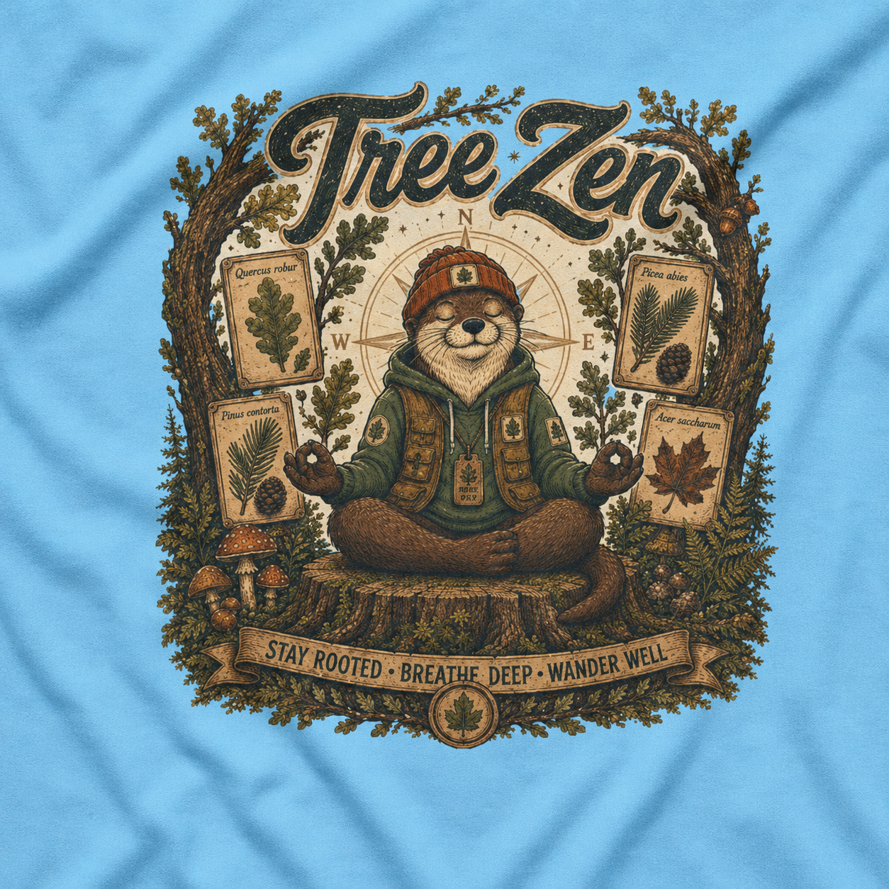 Tree Zen Version 5 Tree Labels T‑Shirt