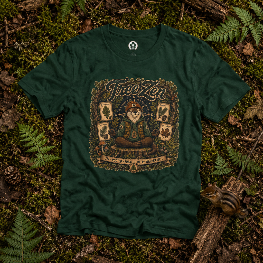 Tree Zen Version 5 Tree Labels T‑Shirt