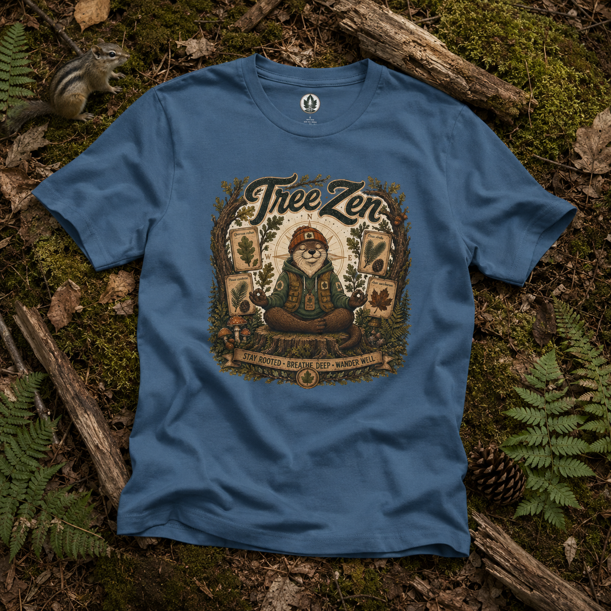 Tree Zen Version 5 Tree Labels T‑Shirt