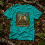 Tree Zen Version 2 Tree Rings and Oak Leaves background T‑Shirt