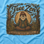 Tree Zen Version 2 Tree Rings and Oak Leaves background T‑Shirt