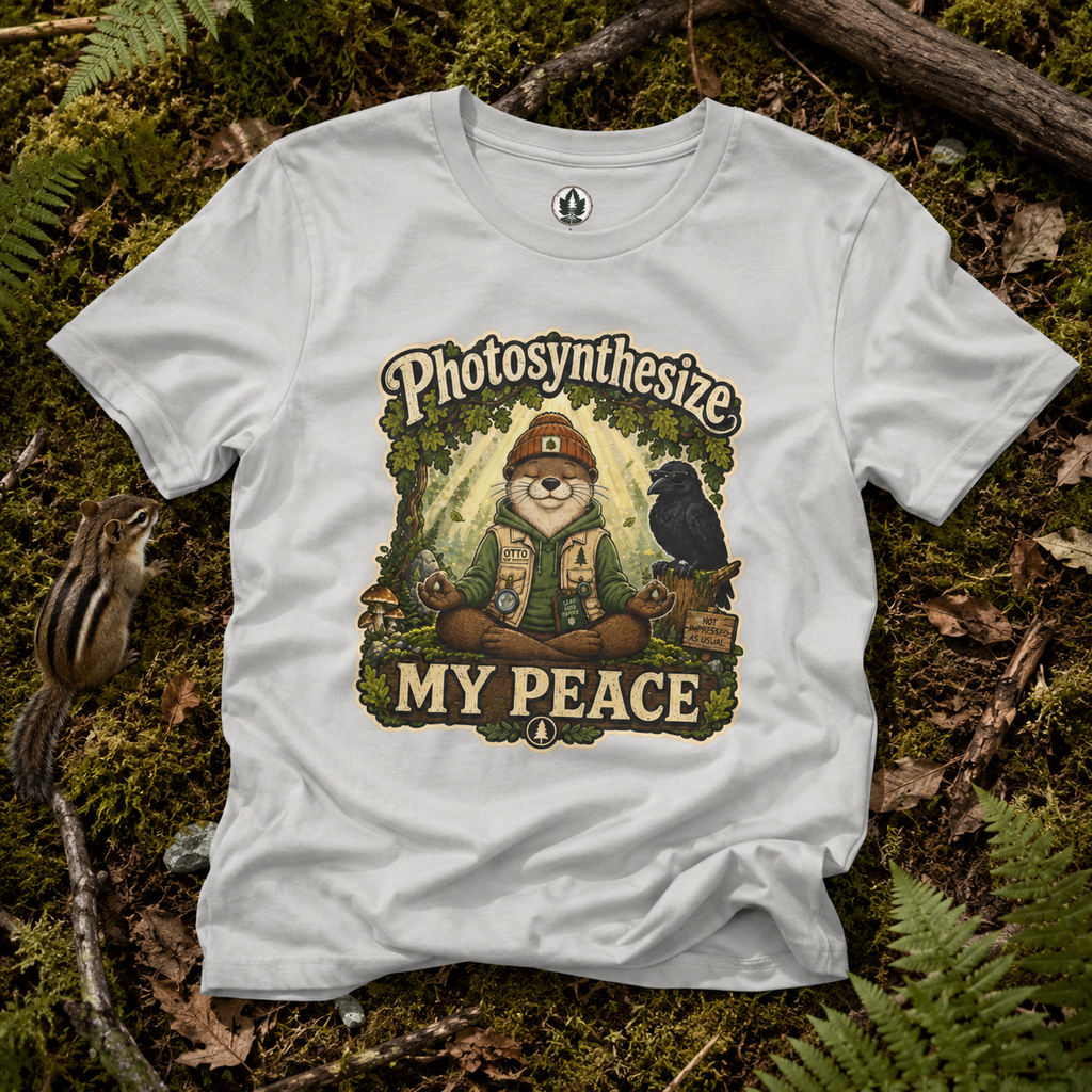 Photosynthesize My Peace Version 1 Tree Labels T‑Shirt