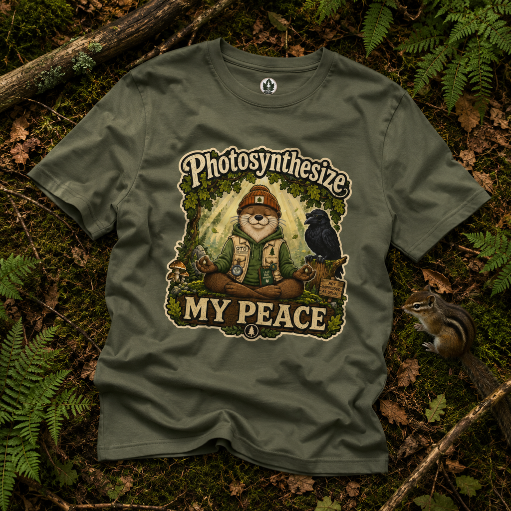 Photosynthesize My Peace Version 1 Tree Labels T‑Shirt