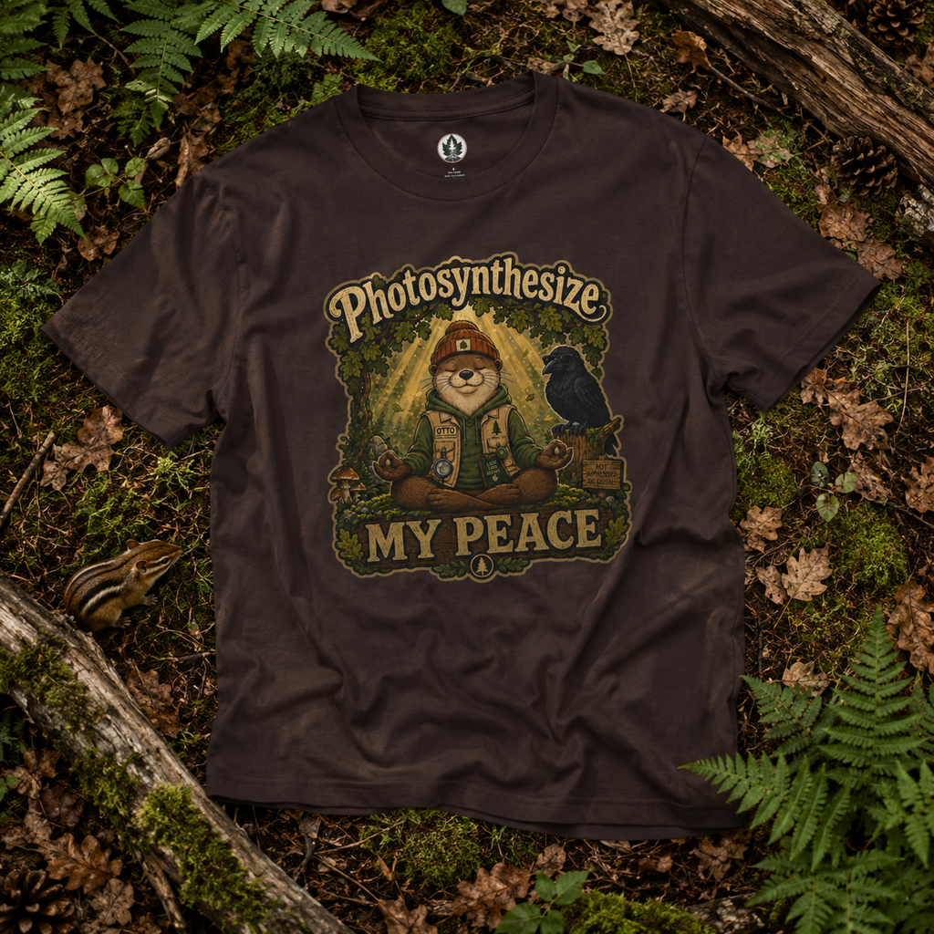 Photosynthesize My Peace Version 1 Tree Labels T‑Shirt