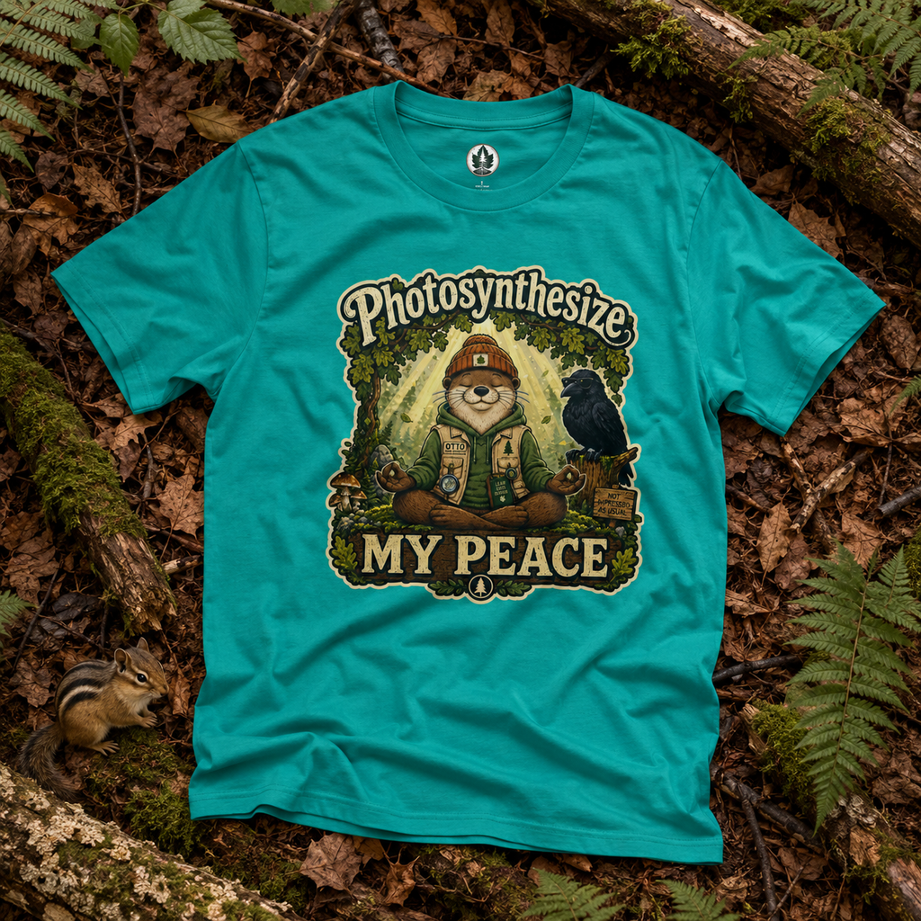 Photosynthesize My Peace Version 1 Tree Labels T‑Shirt