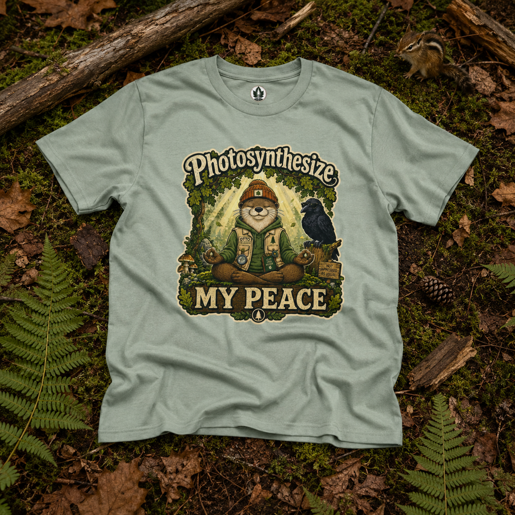Photosynthesize My Peace Version 1 Tree Labels T‑Shirt