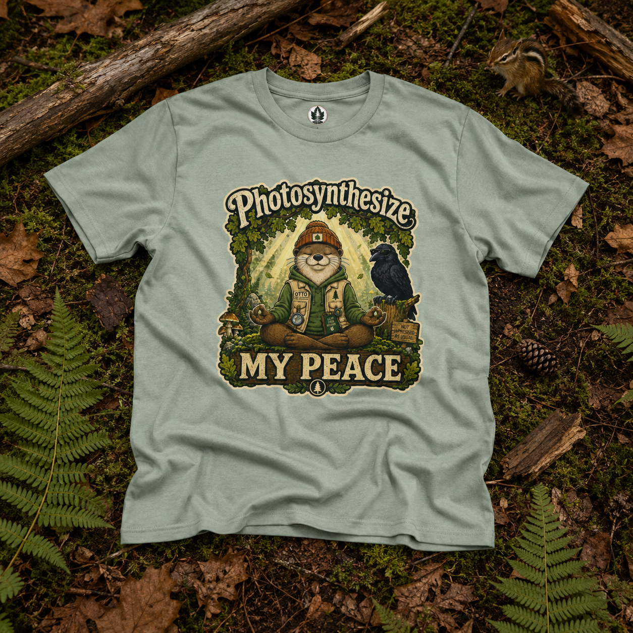 Photosynthesize My Peace Version 1 Tree Labels T‑Shirt