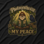 Photosynthesize My Peace Version 1 Tree Labels T‑Shirt