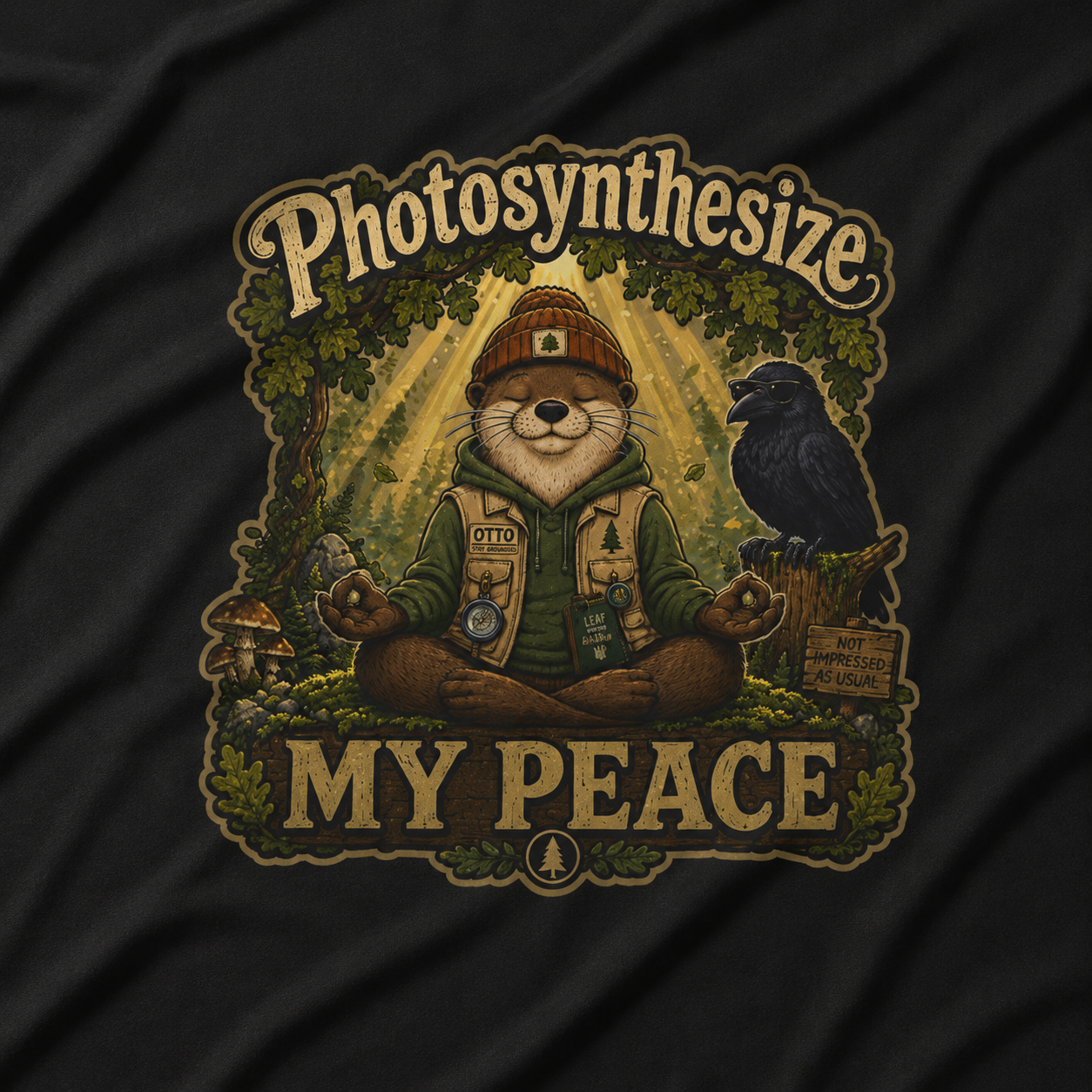 Photosynthesize My Peace Version 1 Tree Labels T‑Shirt