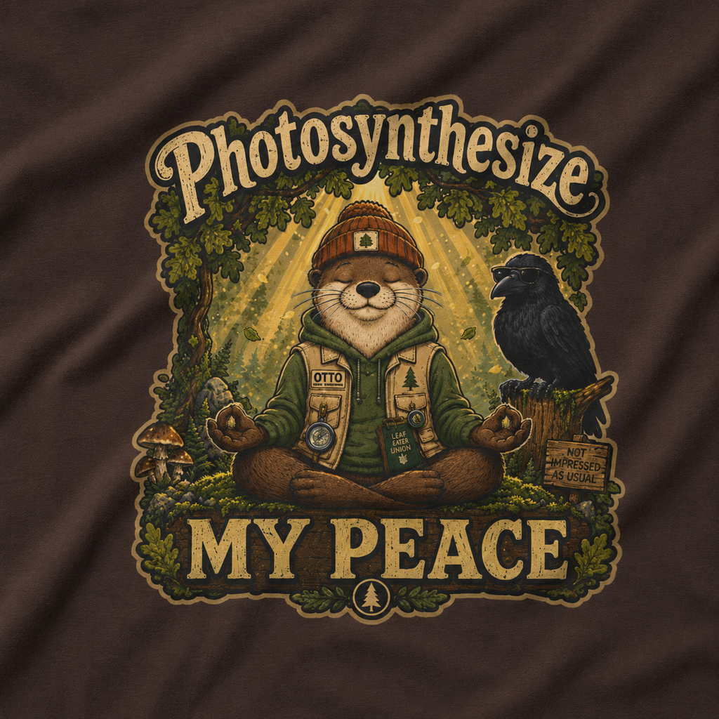 Photosynthesize My Peace Version 1 Tree Labels T‑Shirt