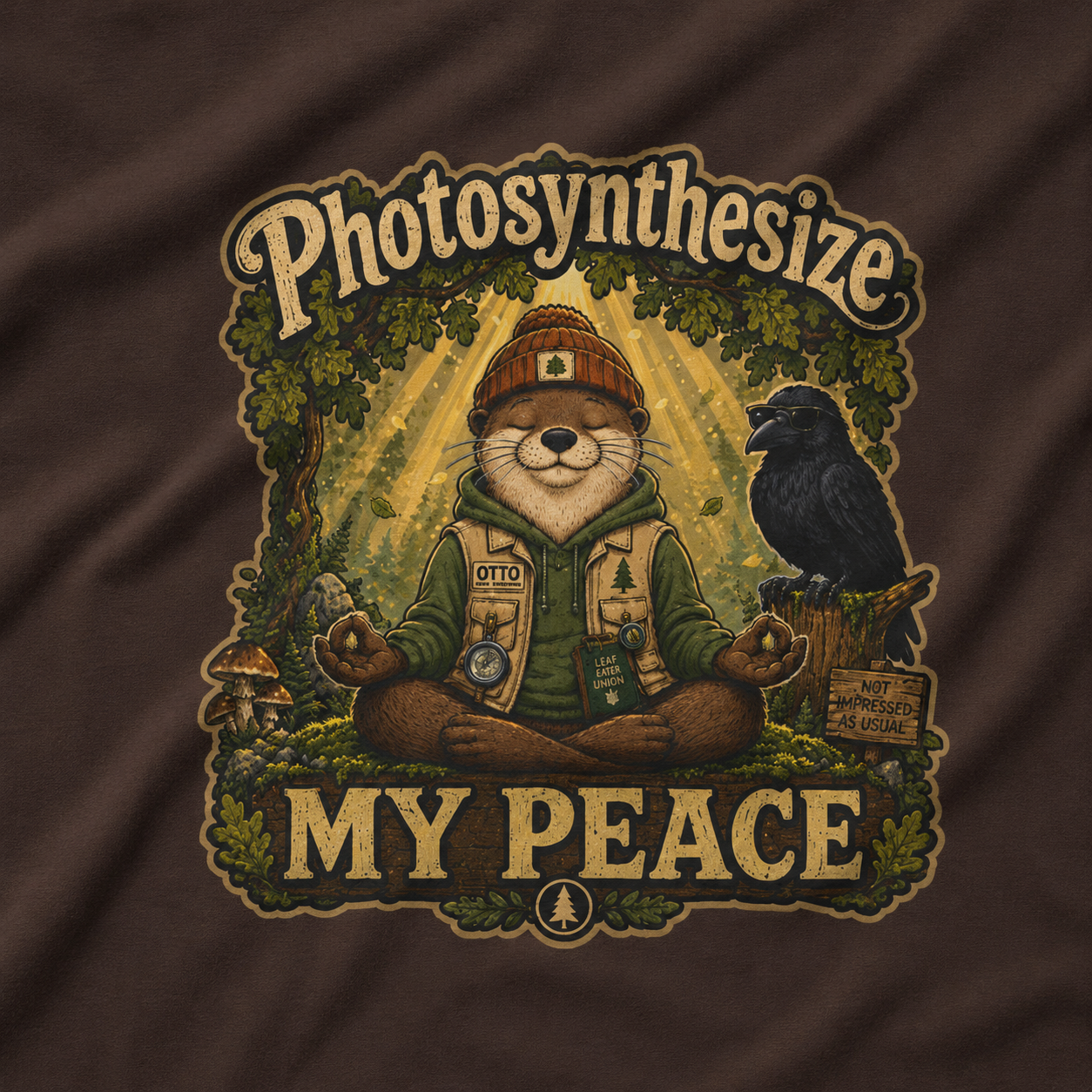 Photosynthesize My Peace Version 1 Tree Labels T‑Shirt