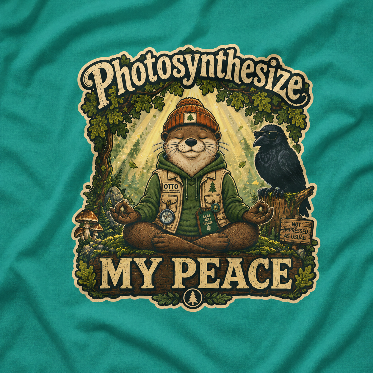 Photosynthesize My Peace Version 1 Tree Labels T‑Shirt