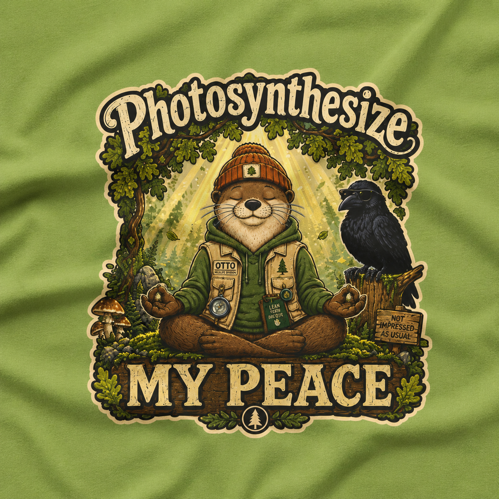 Photosynthesize My Peace Version 1 Tree Labels T‑Shirt