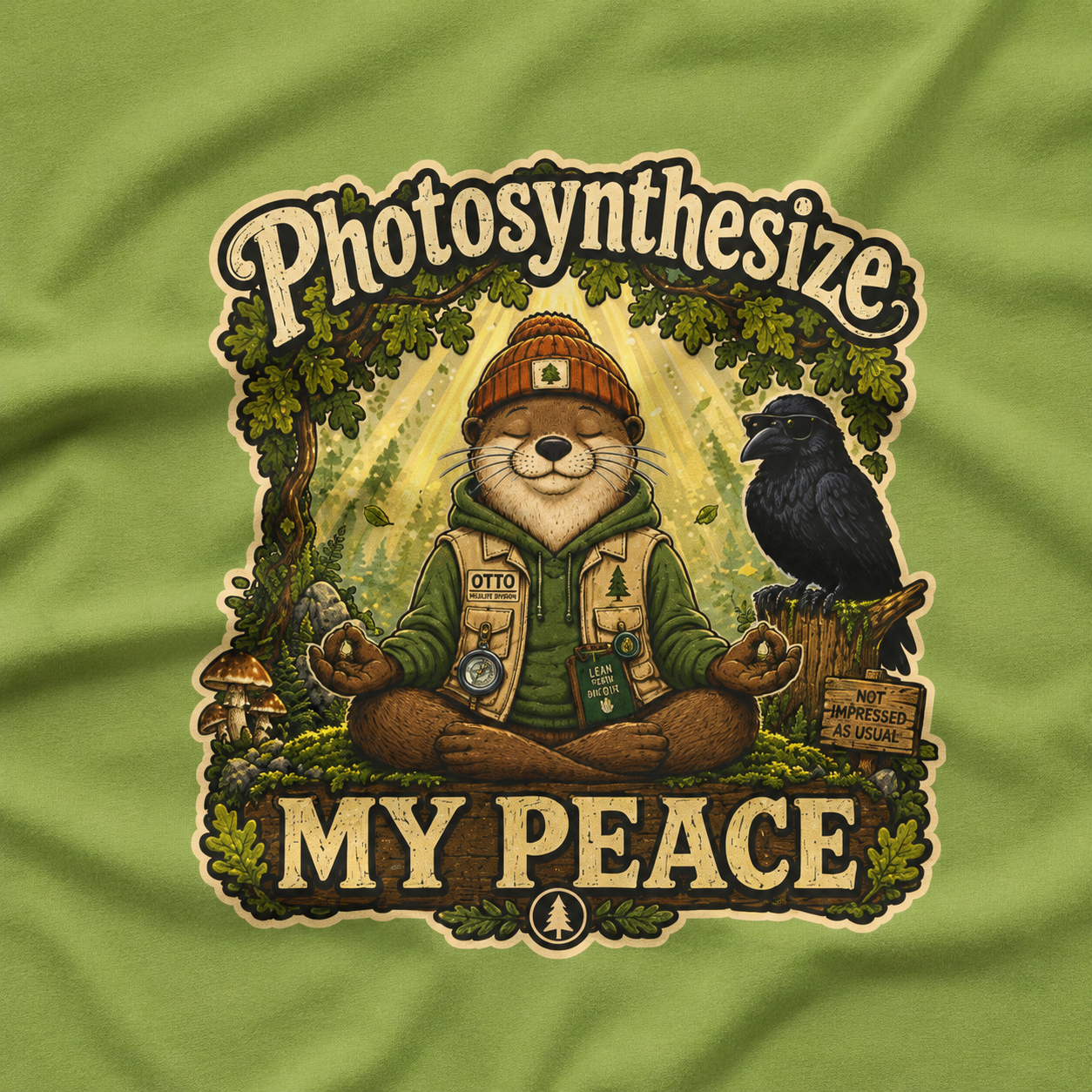 Photosynthesize My Peace Version 1 Tree Labels T‑Shirt
