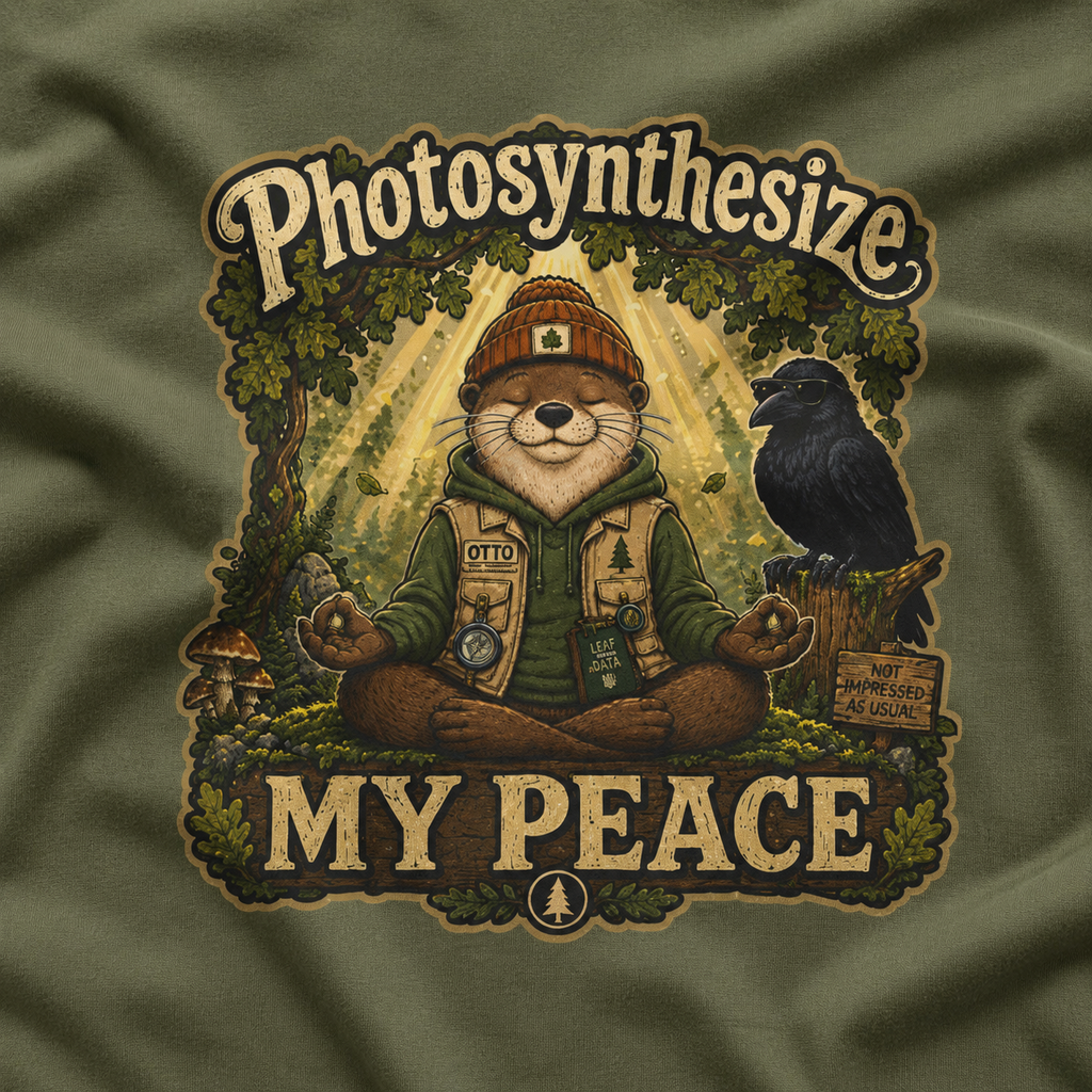 Photosynthesize My Peace Version 1 Tree Labels T‑Shirt