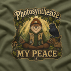 Photosynthesize My Peace Version 1 Tree Labels T‑Shirt