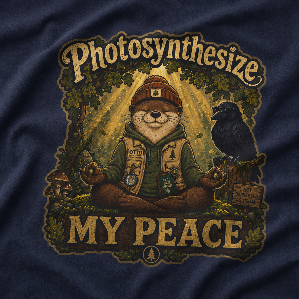 Photosynthesize My Peace Version 1 Tree Labels T‑Shirt