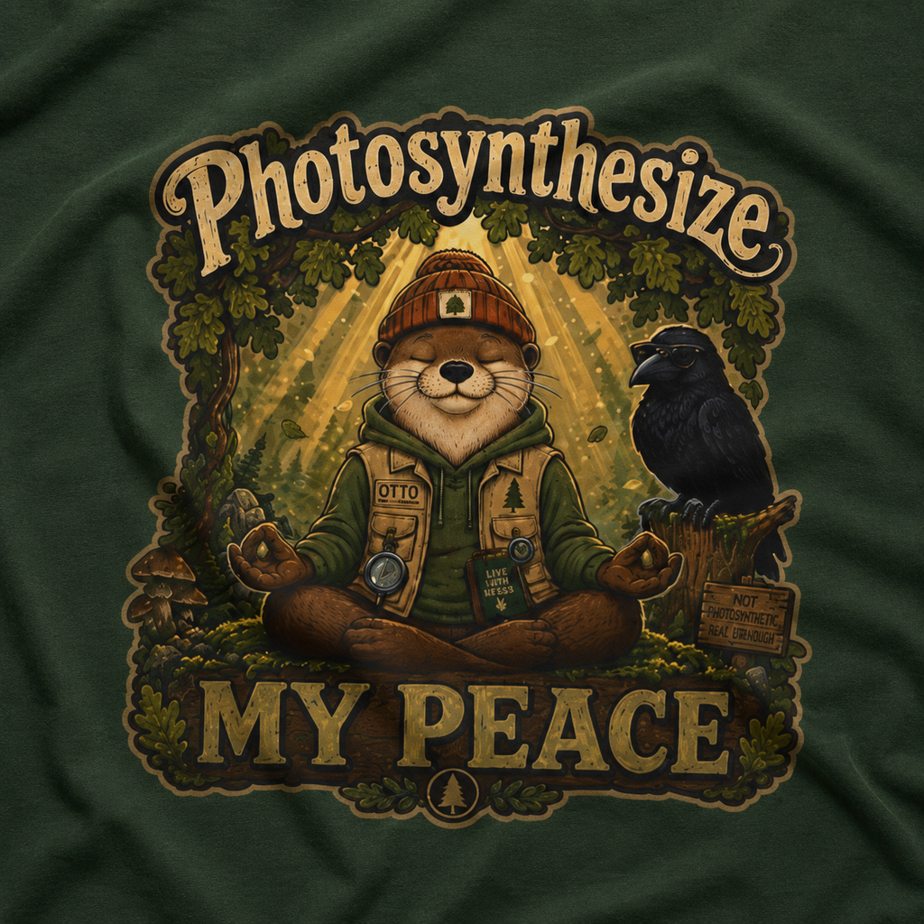 Photosynthesize My Peace Version 1 Tree Labels T‑Shirt