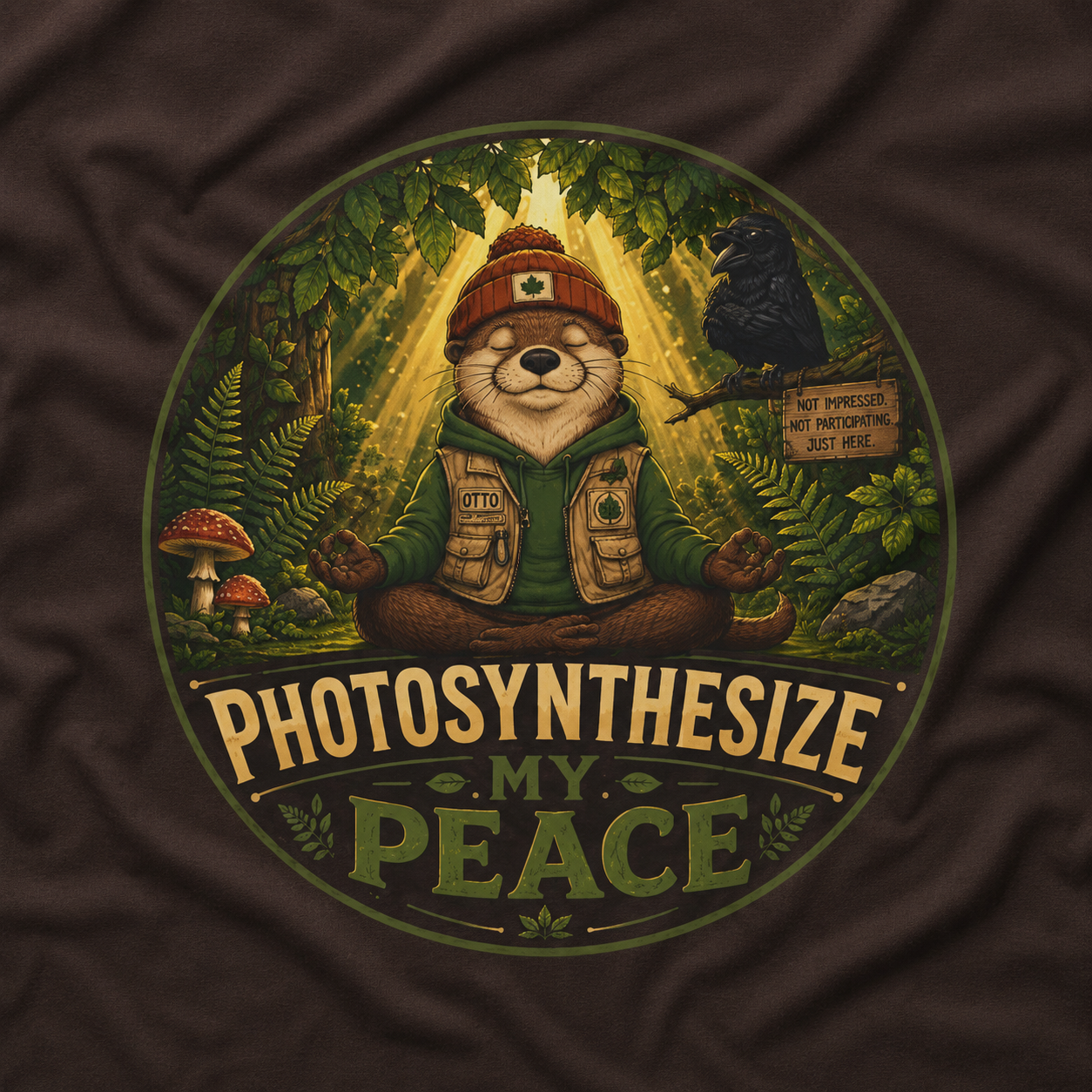 Photosynthesize My Peace Version 2 Tree Labels T‑Shirt