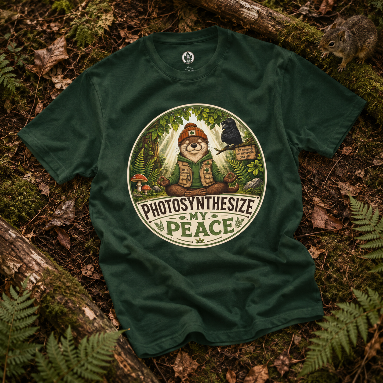 Photosynthesize My Peace Version 2 Tree Labels T‑Shirt