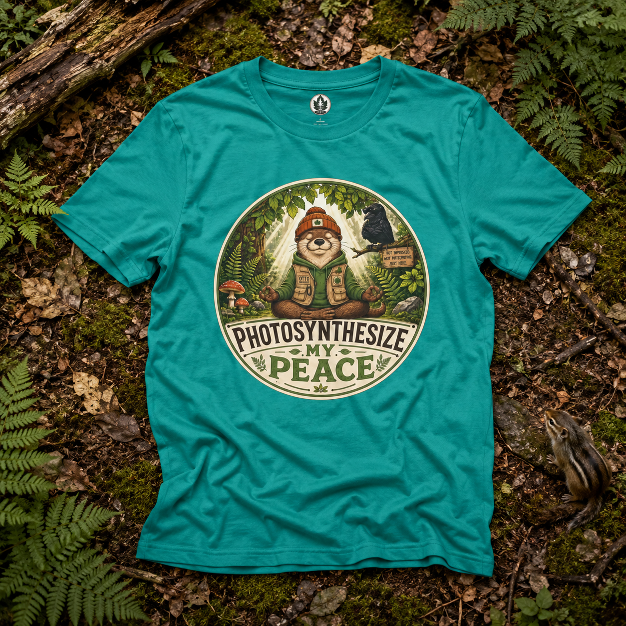 Photosynthesize My Peace Version 2 Tree Labels T‑Shirt