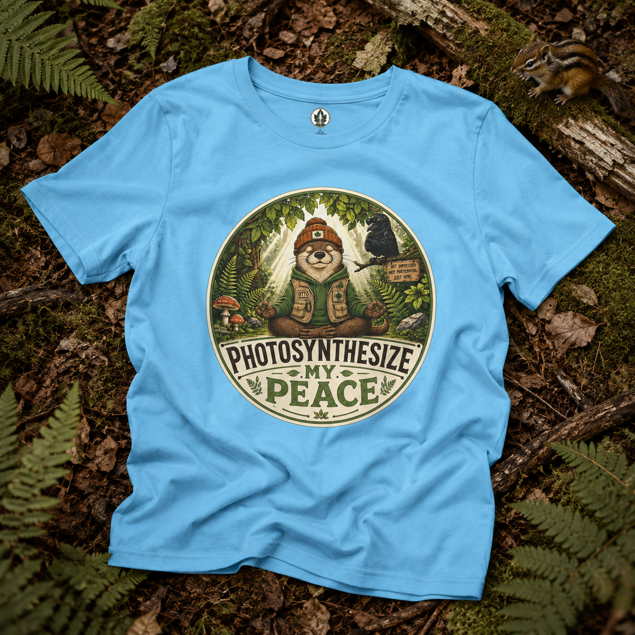 Photosynthesize My Peace Version 2 Tree Labels T‑Shirt