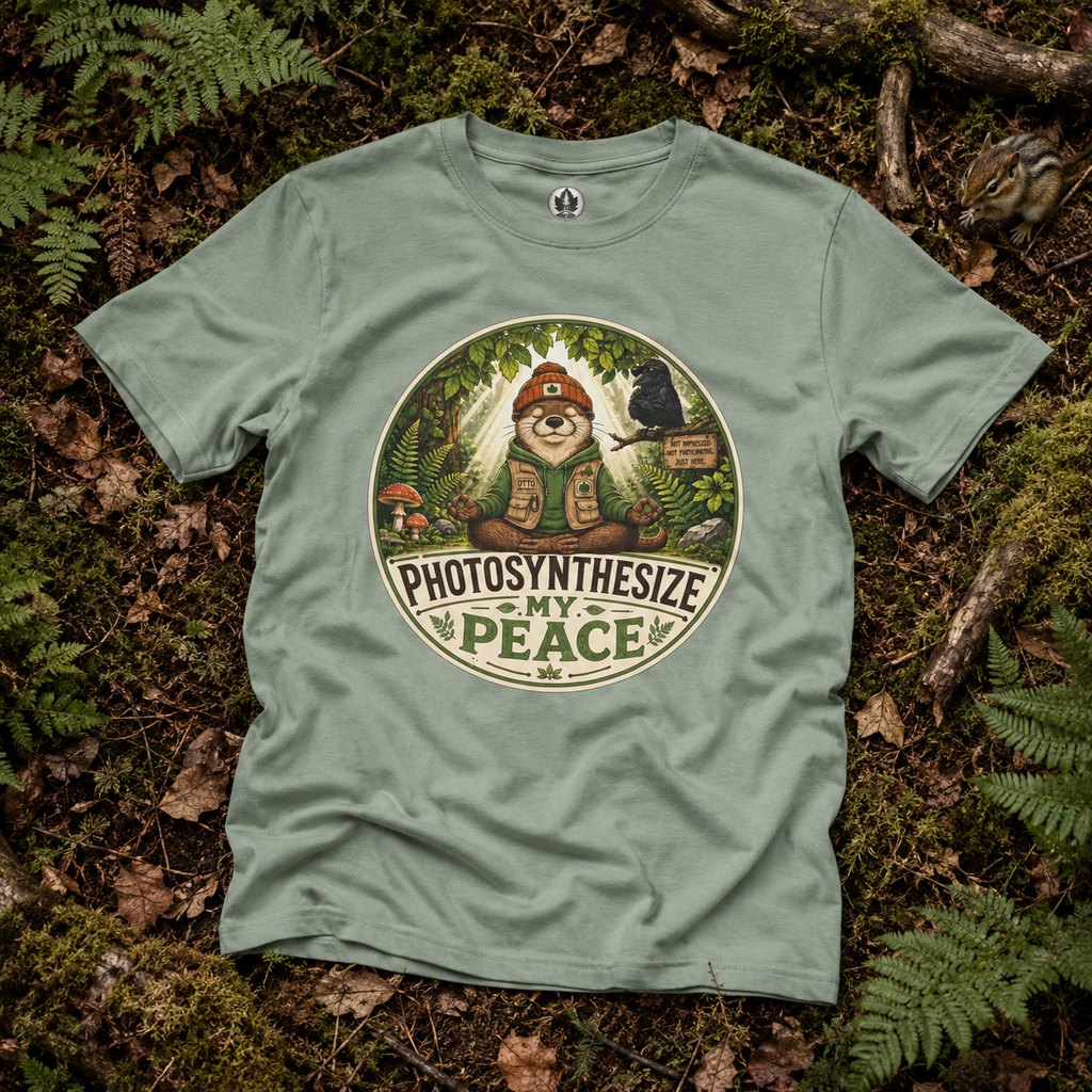 Photosynthesize My Peace Version 2 Tree Labels T‑Shirt